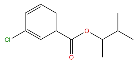 3-Methylbutan-2-yl 3-chlorobenzoate